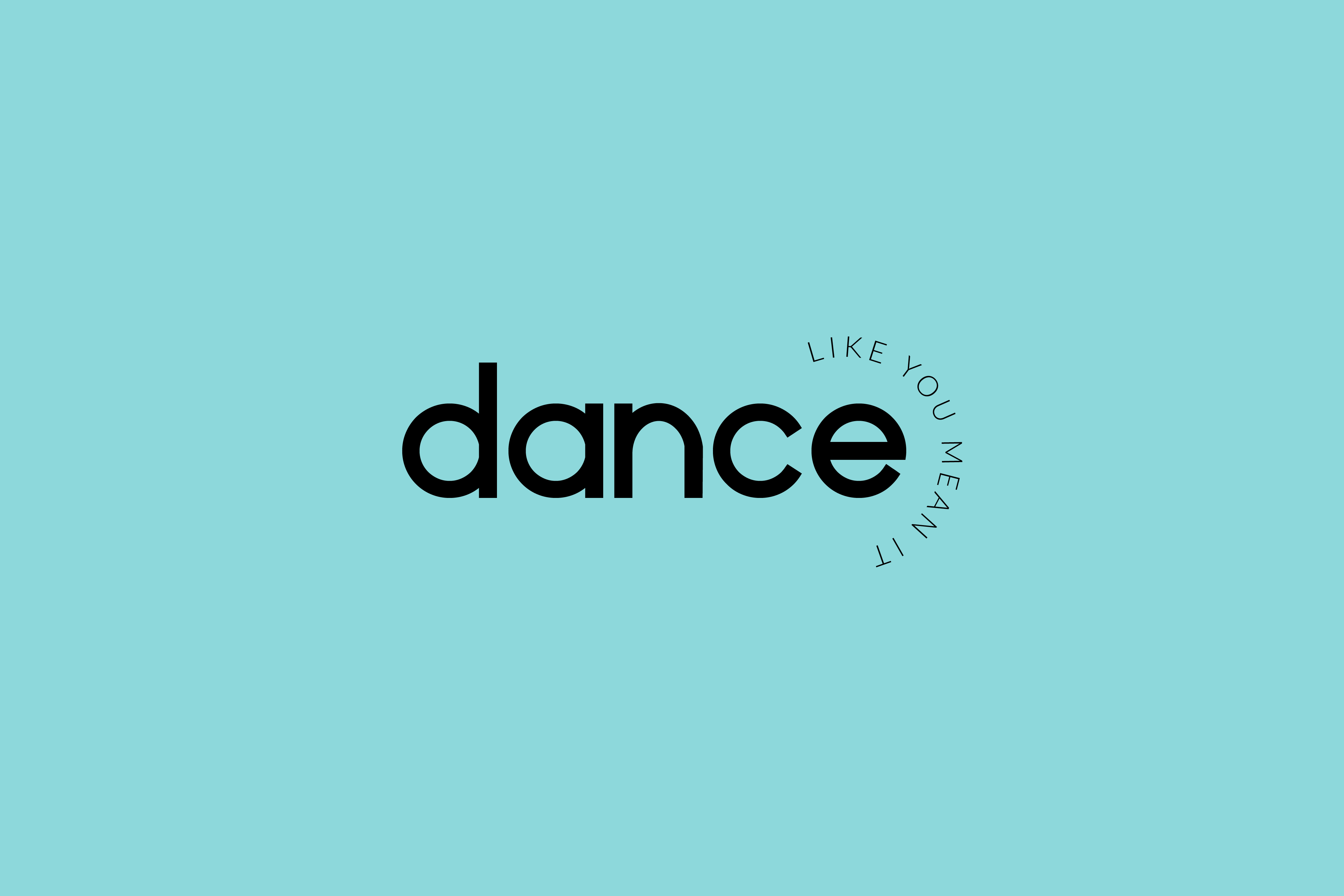 Dance Like You Mean It homepage on a MacBook screen