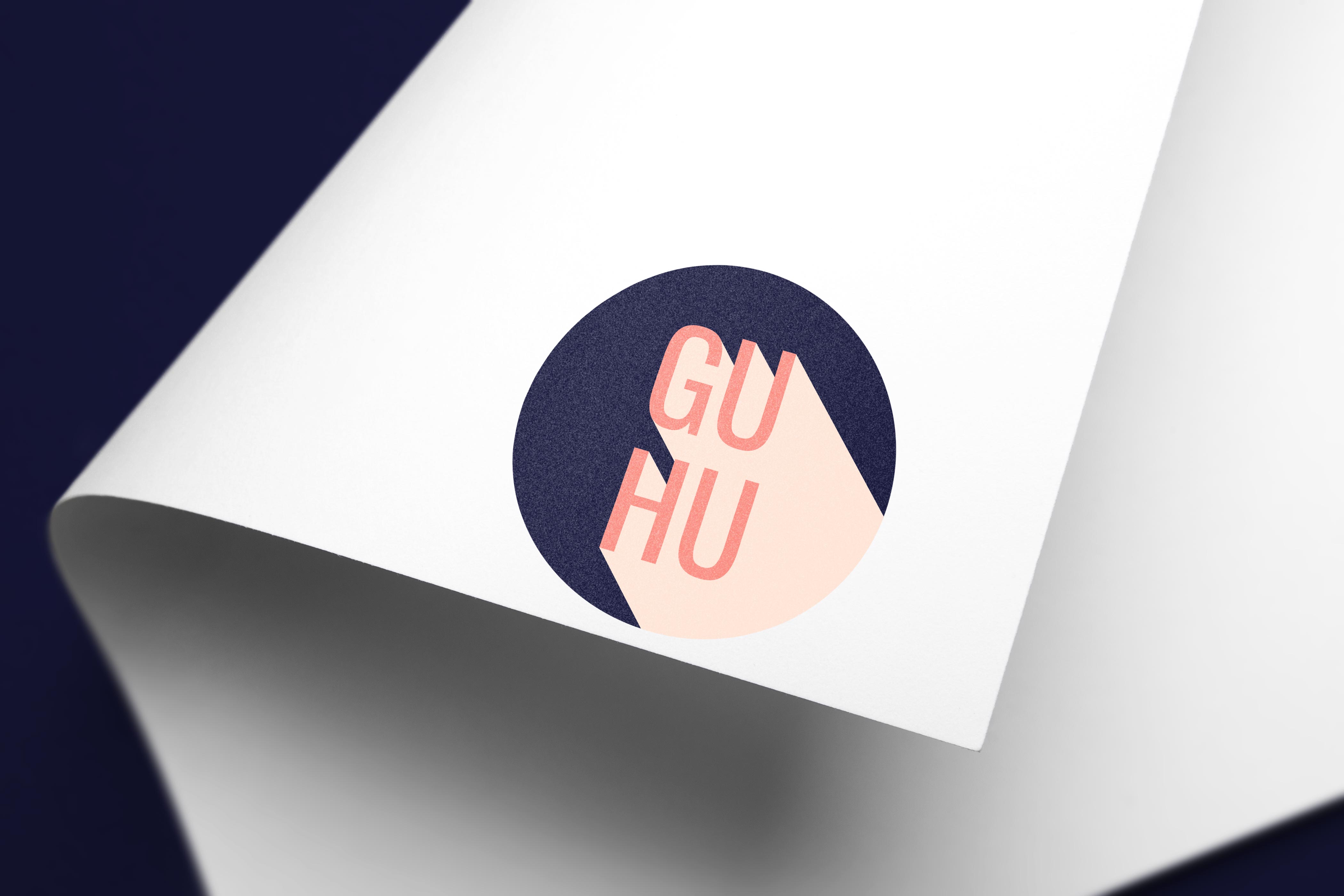 GuHu Media Society logo for light backgrounds